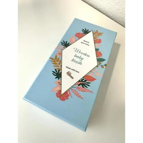 Tokcom Baby/Toddler Hairbrush Set with soft Goat bristles - Picture 4 of 8